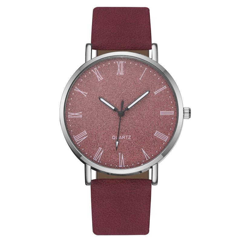 JYL Men's Watch Fashion Three-eye Calendar Leather Strap