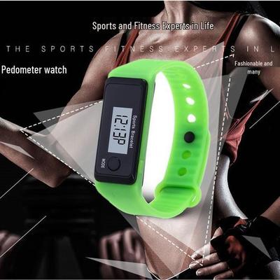 Multifunktionales LED-Sport-Schrittzähler-Armbanduhr für Schüler und Läufer
