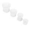 4pcs Professional Dental Laboratory Mixing Cup Silicone Dental Materials Mixing Bowl Set