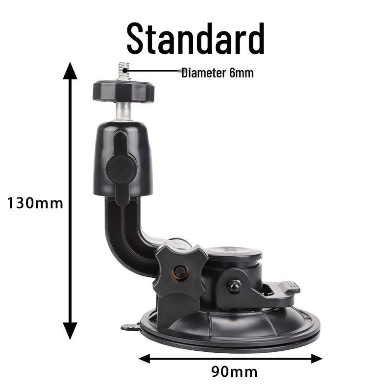 GoPro Action Camera 9CM Suction Cup Mount with Long Screw Rod Adapter