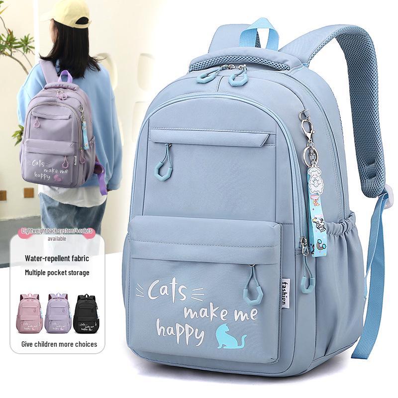 Large Capacity Casual Backpack for Middle School Girls, Grades 4-6