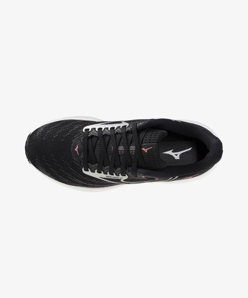 [Mizuno] Women's Wave Rider 29 Superwide - Black:Silver:Peach Blossom (J1GD250675)