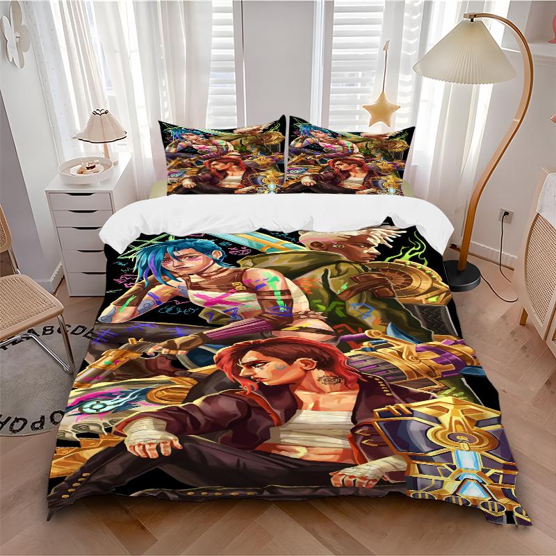 3Pcs Fantasy Warrior Trio Bedding Sets For All Sizes New 3D Printed Bed Cover Comforter Duvet Cover Pillowcase Bedroom Decoration