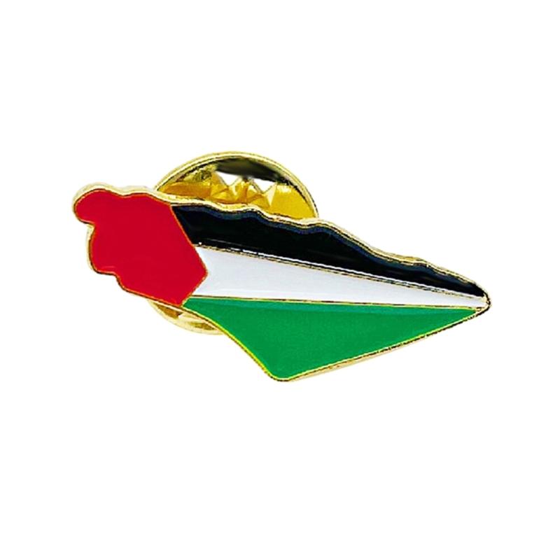 Прочная брошь Детская булавка на лацкан Флаг Польши Стильная булавка на лацкан Брошь из сплава Подходит для модных нарядов 1