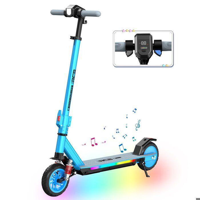 RCB R12 MAX Elektrische Step Kind 7 Inch, 220W, 25,2V 5,2Ah, 15 km, 18 km/u, 3 Verstelbare Hoogtes, Blauw