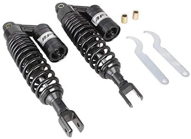 Hegeiisy 320MM 340MM 7MM Spring Motorcycle Shock Absorber Rear Suspension ATV Quad Scooter Bumper for XJR400 SR400 SR500