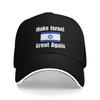 Make Israel Great Again Flag Hiking Baseball Caps Unisex Personalized Hip Hop Trucker Cap Girl Sport Coquette Hat