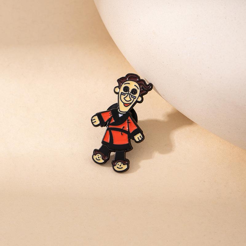 Cartoon Anime Ghost Mother Badge Pin Costume Accessories Creative Medal Zombie Bride Halloween Brooch