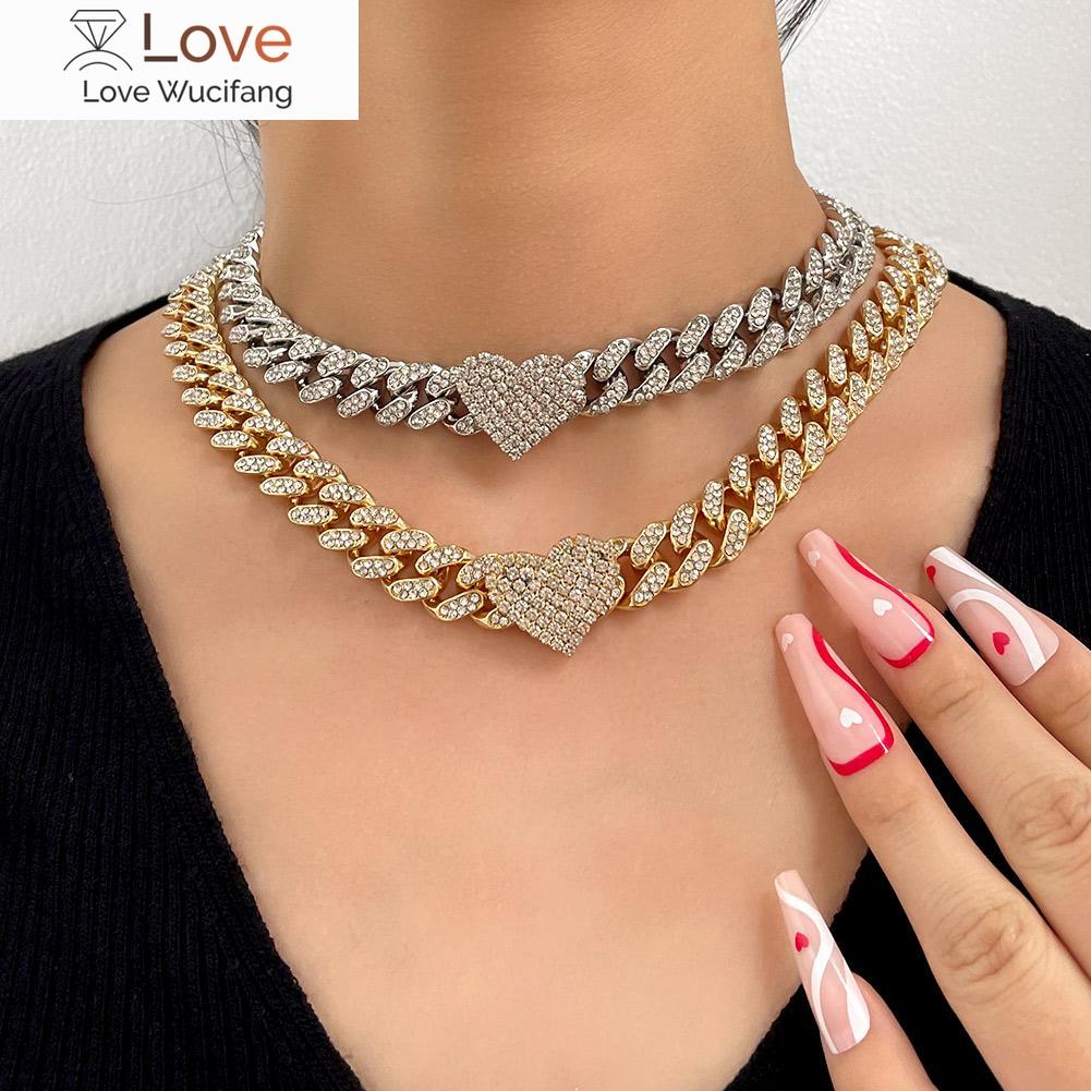 

Iced Out Miami Curb кубинская цепочка ожерелье Fom женское золотого цвета с блестящими стразами кубинское звено колье ожерелье ювелирные изделия в стиле панк
