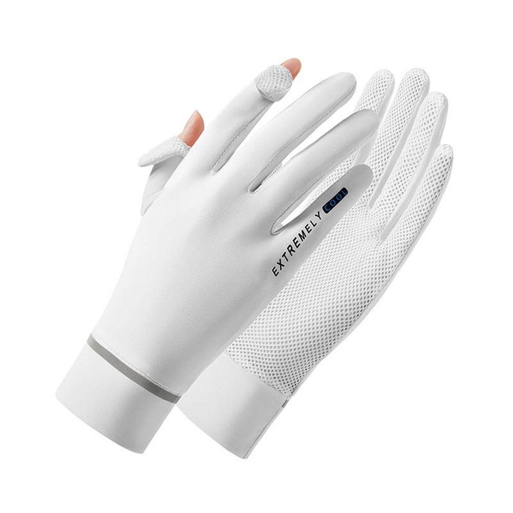 Touch Screen Sunscreen Gloves Thin Anti-UV Gloves Fashion Cycling Gloves  Cycling Driving Running