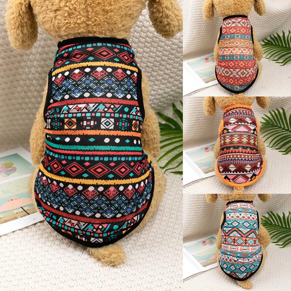 T-shirt per cani Traspirante Morbida Rinfrescante Resistente al colore Abbigliamento per animali domestici Gilet estivo per gatti Indumento per animali domestici