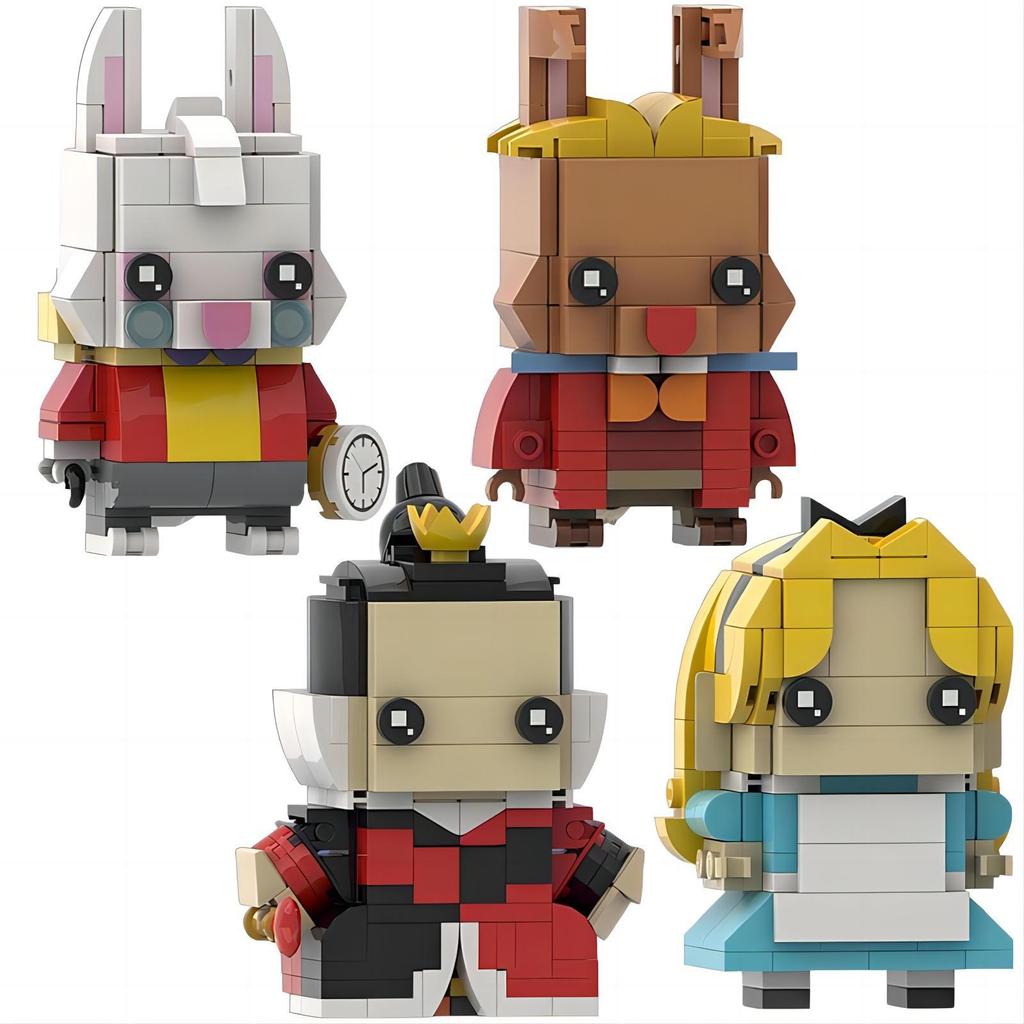 Alice In Wonderland Series Brickhead Children's Building Block Assembling Set