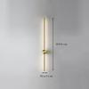 Fumi  Contemporary Long Strip Wall Lamp,  Led  Minimalist Indoor Wall Light For Indoor Living Room Bedroom,dining Room,bathroom