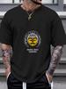 1pc logo surfboard Hawaiian face T-shirt