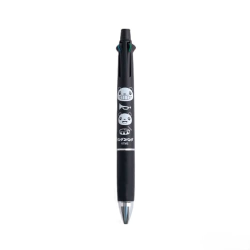 Overglad Panda Kopanda 4-Color Ballpoint Pen & Mechanical Pen, Jetstream, Black, PNN-078