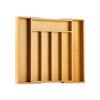 Drawer Organizer Expandable Multi-Compartment Space Saving Utensil Drawer Organizer Cutlery Tray For Home Bedroom Kitchen