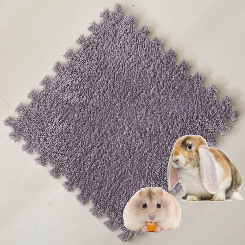 Waschbare Meerschweinchen Kaninchenkäfigmatte Wasserdichte Hamster-Bettmatte Käfig Urinunterlage Kleintier Kaninchen Maus Wiederverwendbare Matte