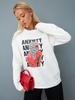 100% cotton t-shirt fashion personality niche chic print casual lazy style top