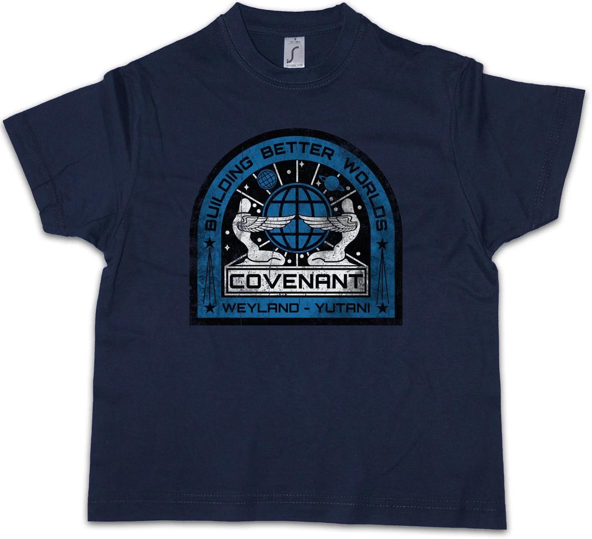 USCSS COVENANT PATCH Kids Boys kids boys T-Shirt Ripley Weyland Alien Ship 130