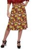 Moomaya Printed Skirt For Women Poly Spandex Casual Wear Summer Girls Skirt