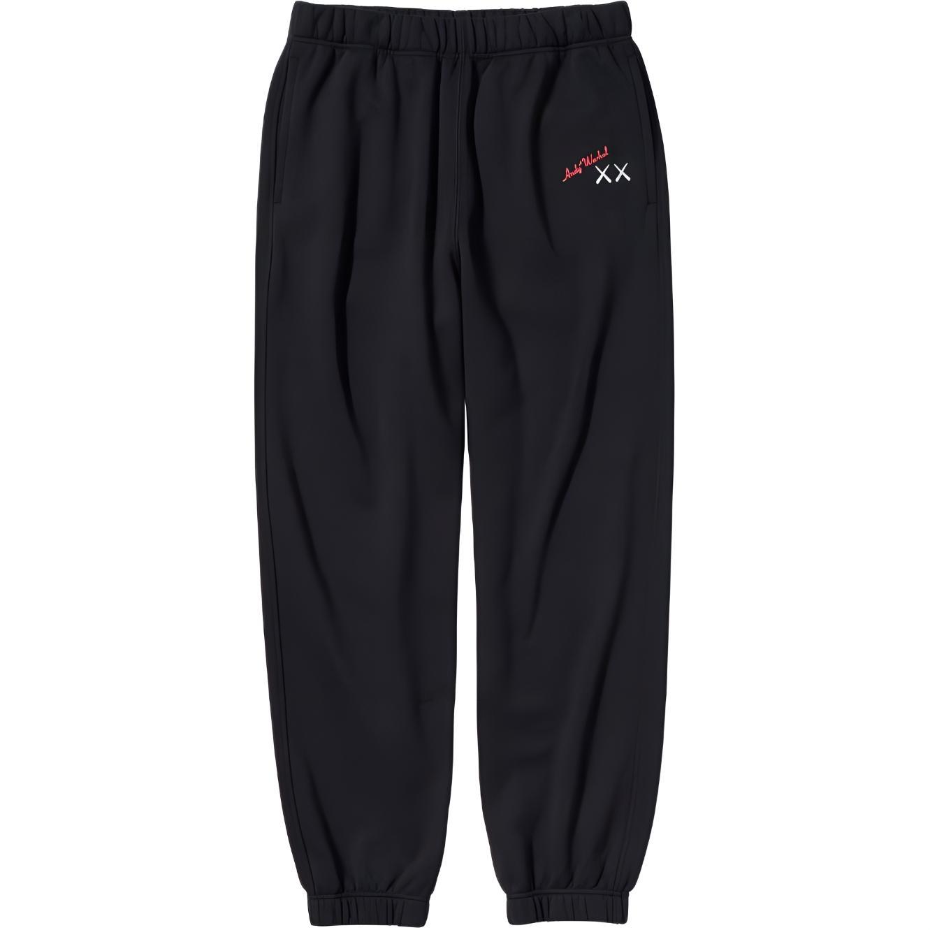 UNIQLO x KAWS x Warhol Sweatpants Asia Sizing  Black  Men s 476120-09 M