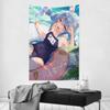 Usada Pekora Anime Tapestry Adorable Print Style Practical As Wall Cloth Party Background Charming Room Decor Home Styling