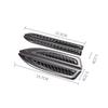 2X Universal 3D Design Car Side Body Fender Trims Decoration Sticker Decal Black