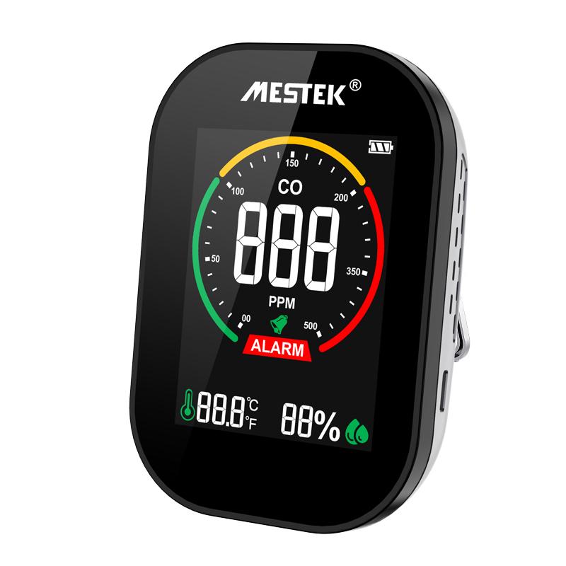 

Цифровой ЖК-дисплей с подсветкой, тестер детектора угарного газа 500 PPM, датчик CO2, звуковой экран, двойной сигнал тревоги, монитор воздуха, измеритель