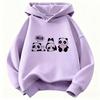 Adorabile Felpa con Cappuccio Divertente Panda per Bambini Felpa con Cappuccio per Ragazzi Ragazze Felpe Casual Abbigliamento