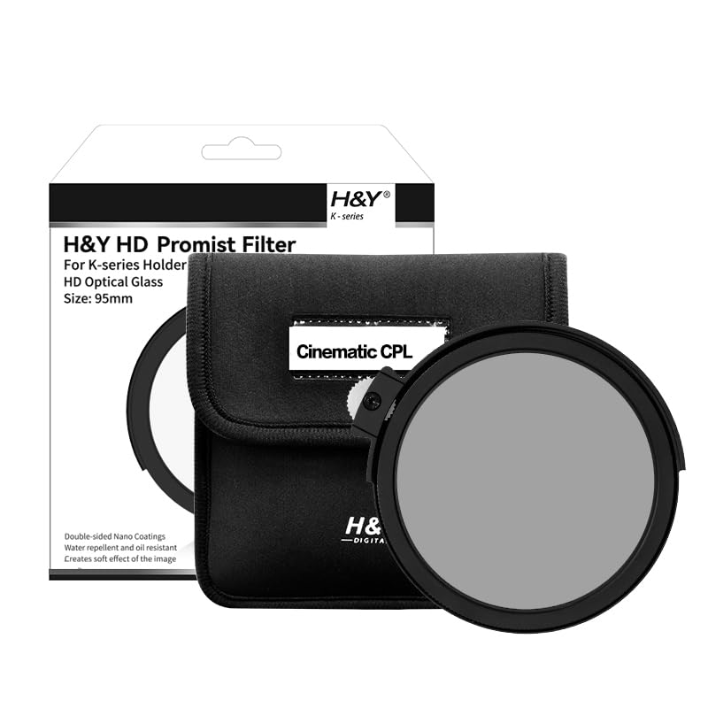 100mm Soft Filter for Square Filter Cinematic CPL White Pro Mist PL and KWL8 H&Y K-Series Holders, Drop-in 1/8" + Filter, Anti-Static,