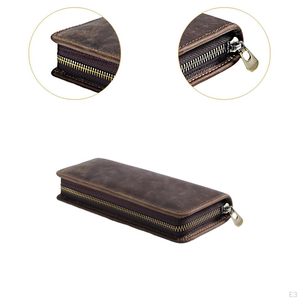 Federmäppchen Marker Tasche Reißverschluss Leicht PU-Leder Schüler Etui Stift für Kinder