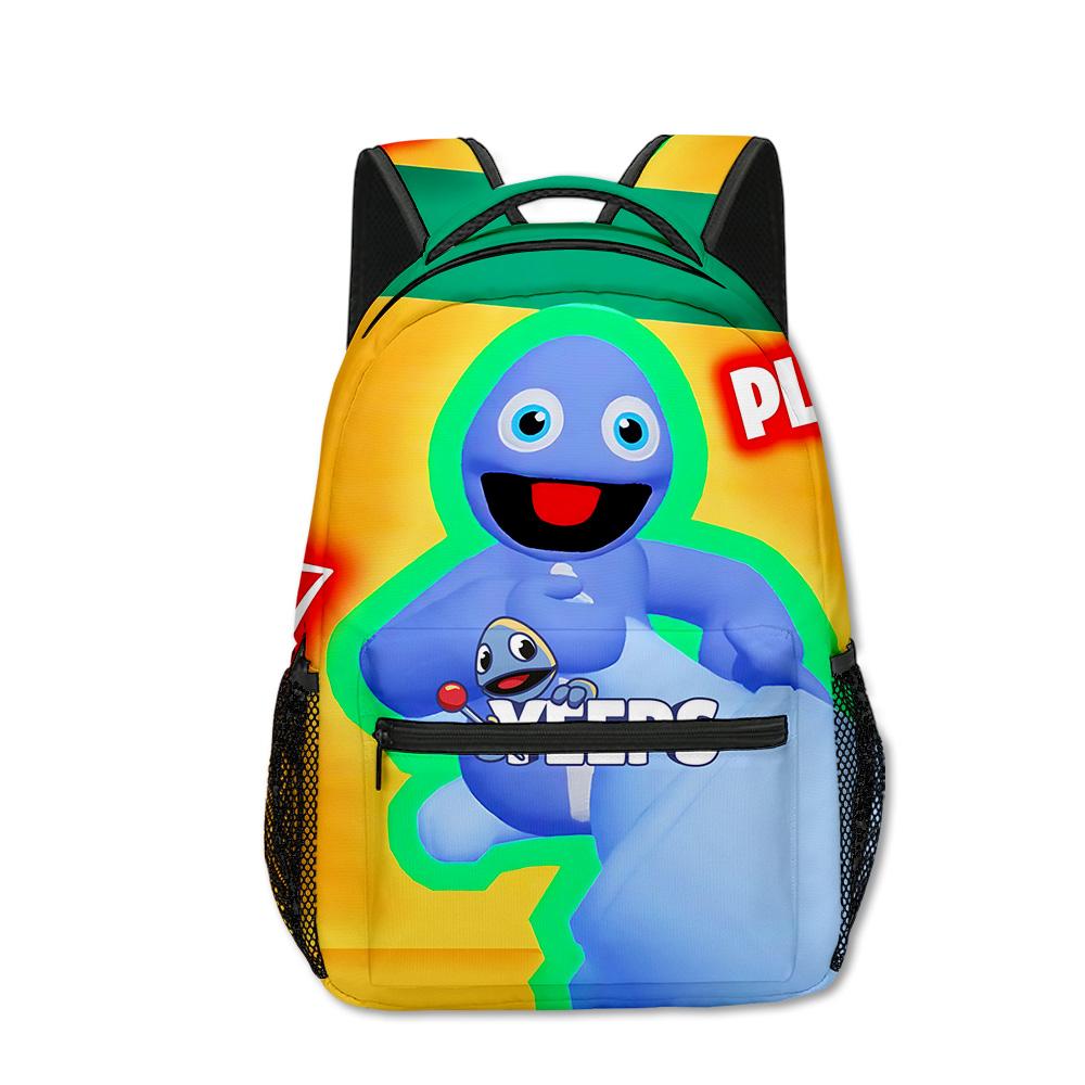 Trendy Popular Yeeps Hide and Seek student Bookbag Notebook Backpacks 3D Printed Oxford Waterproof Boys/Girls Travel Backpacks