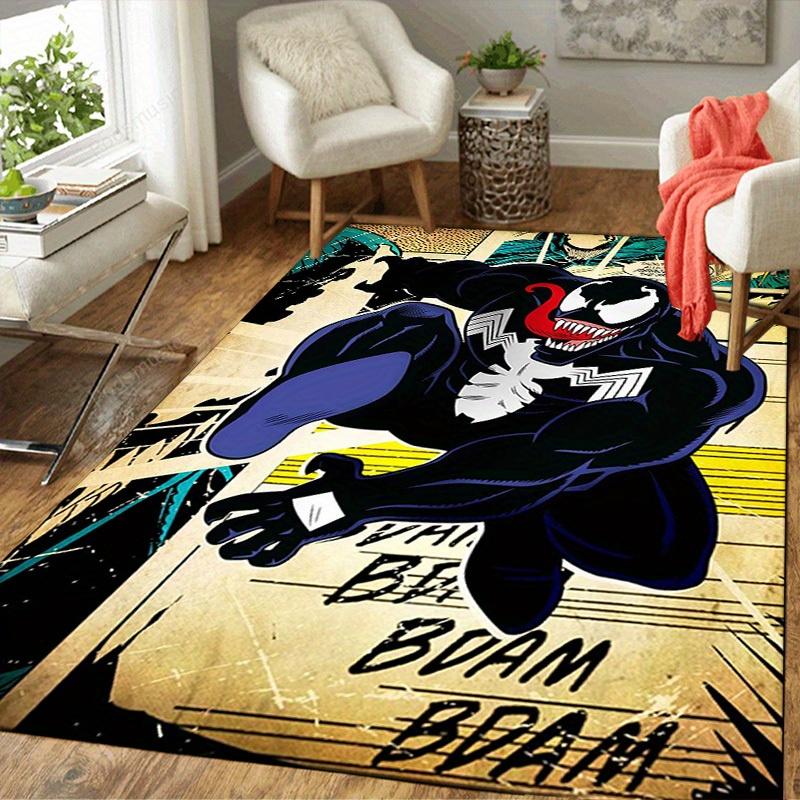 1pz Tappeto Marvel Avengers Super Eroi, Tappetino Antiscivolo, Design Personaggi Cartoni Animati, Morbido Velluto, Decorazione Stanza, Lavabile