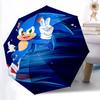 1 Stück Sonic Automatischer Faltregenschirm - Kompaktes 8-Rippen-Design, Langlebiger Kunststoff & Eisen, Täglicher Gebrauch F010642