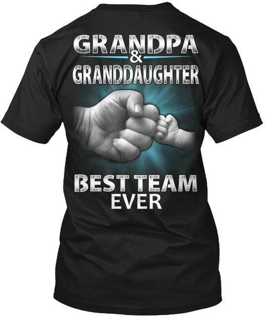 

Unique Grandpa And Granddaughter Best Team Ever & T shirt Made USA Size S to 5XL 4XL