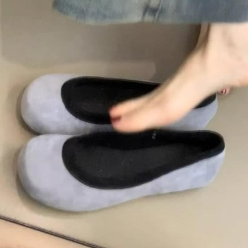 Fashion 2025 Autumn Women Flats Shoes Fashion Shallow Suede Loafers Shoes Classical Casual Sneakers Running New Trends Zapatillas Mujer 35 4774₽