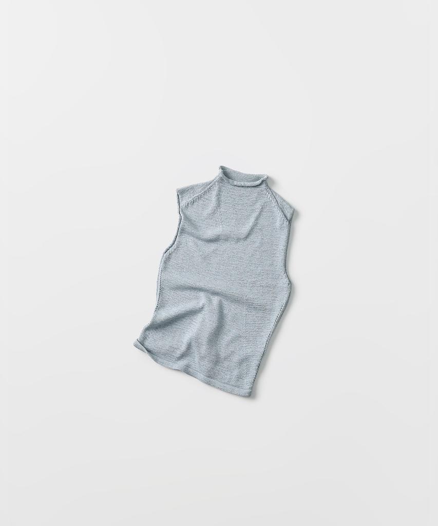Beleuso Taped Sleeveless Knit Top