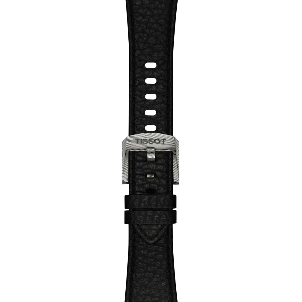 Tissot Reloj de Moda para Hombre con Correa de Cuero y Esfera Gris T137.807.96.081.00
