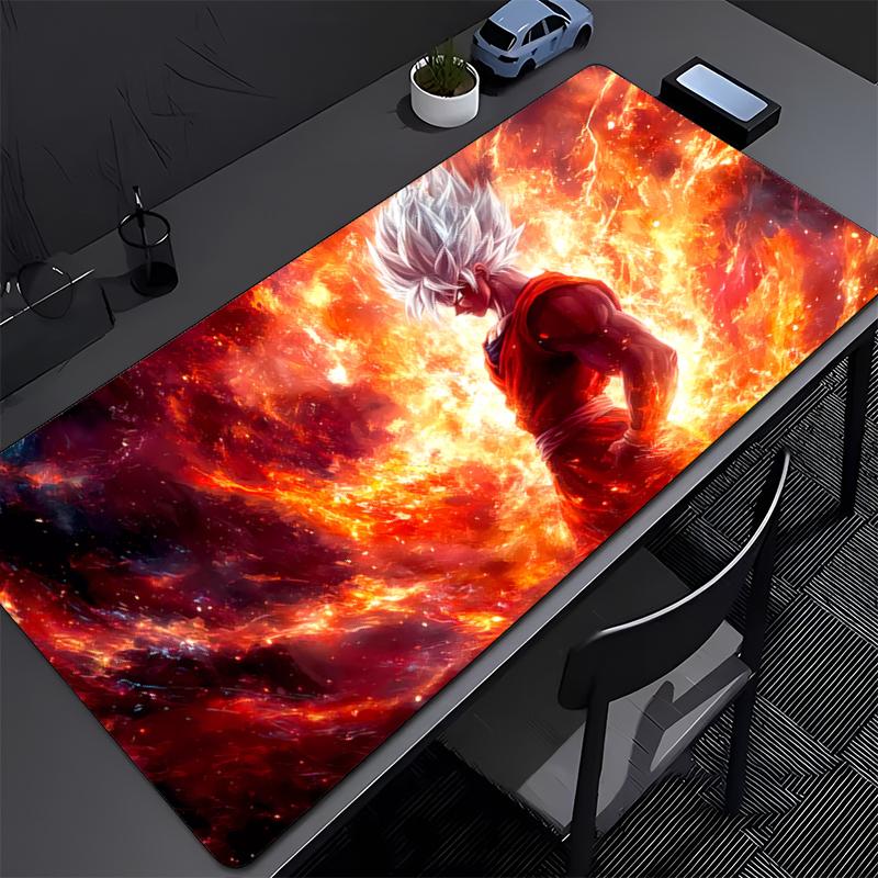 Mauspad Groß Dragon Ball Gamer Tastaturmatte Pads Gaming Schreibtischschutz Laptops Mauspads Schreibtischmatte PC Teppich HD Anime Mauspads