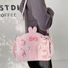 Étui de protection anti-chute pour iPad 10,2 pouces Rose pour 7e/8e/9e Génération 2019/2020/2021 avec sangle d'épaule et support