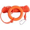 28m Water Floating Rope Orange Lifesaving Rope Non-slip Emergency Life Saving Rope Rescue Line for Fishing Safety Accessories
