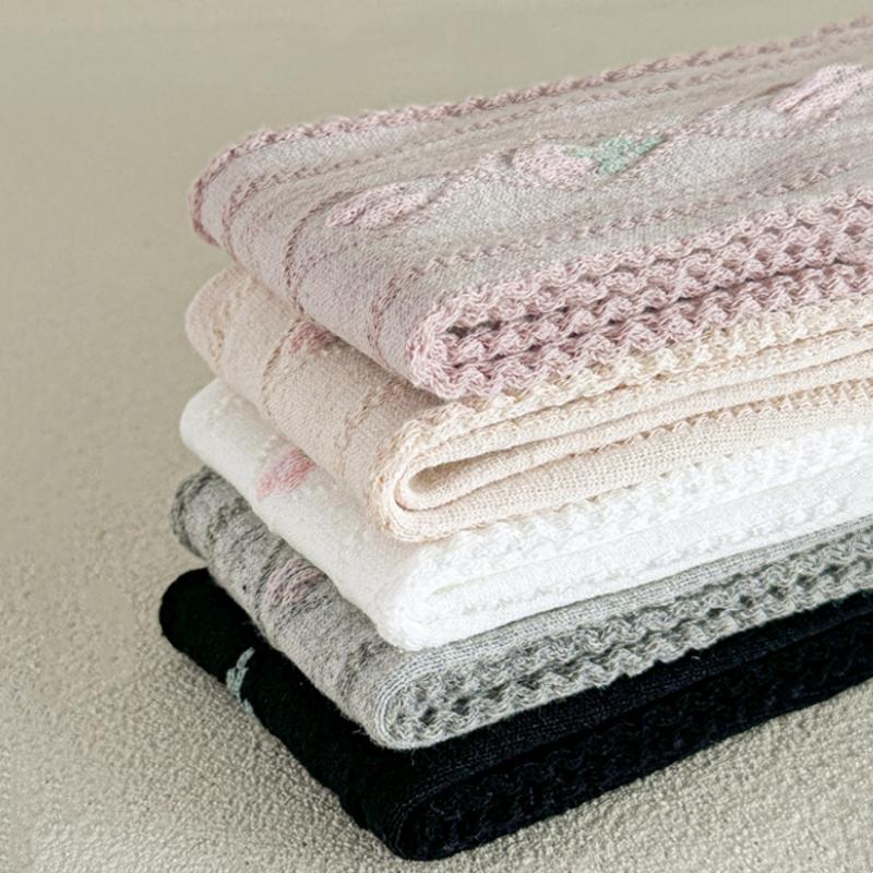 Girls Printed Tulips Pantyhose Fashion Kids Cotton Tights Baby Girl Uniform Leggings Children Knitting Cute Sweet Pants Clothing