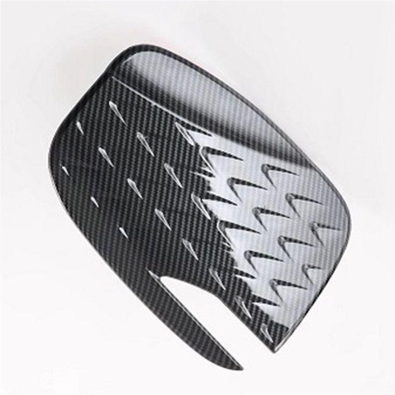 Carbon Fiber Car Charging Port Cover Trim Protector Cover Parts For BYD Atto 3