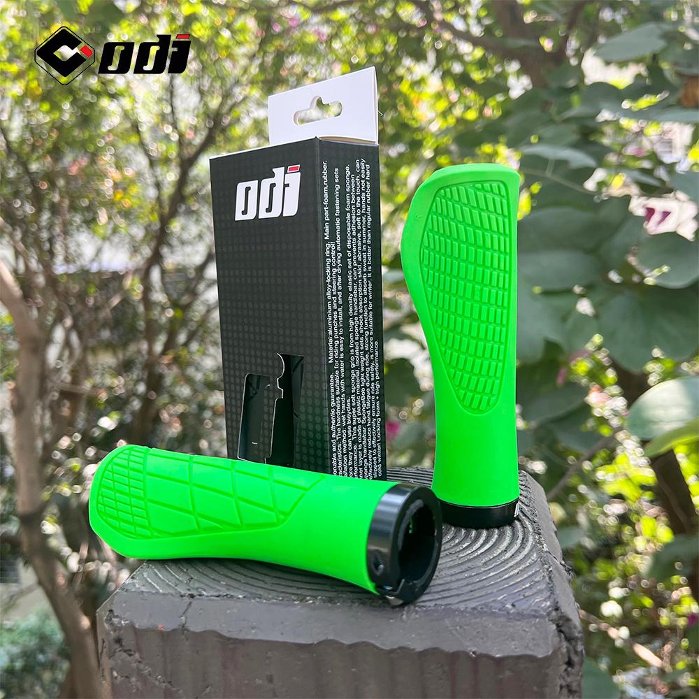 ODI MTB Bicycle Grips Shockproof Bike Handlebar Cover Anti-Slip Lockable Grips Ergonomic Cycling Rubber Ball Handle Grips