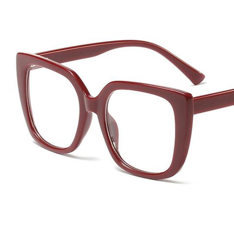 Black Square Glasses Frame Women Vintage Eyeglasses Myopia Nerd Optical Glasses Frame Spring Hinge Transparent Glasses Eyewear
