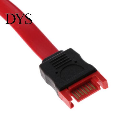 Red SATA 7 Pin Male to Female Extension Cable Cord for HDD Hard Drive