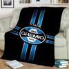 Fc Crest Design Printed Throws Blanket Soft Flannel Blankets for Couch Bed Gifts for Men Women Picnic Blanket Christmas Gifts