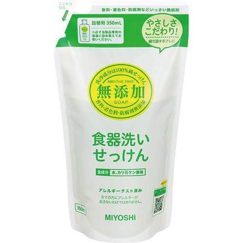 

Сменный блок средства для мытья посуды Miyoshi Soap 350 мл x 5 без добавок