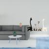 Resin Giraffe Mother Statue Creative Collectible Tabletop Ornament for Bedroom Office Bookshelf