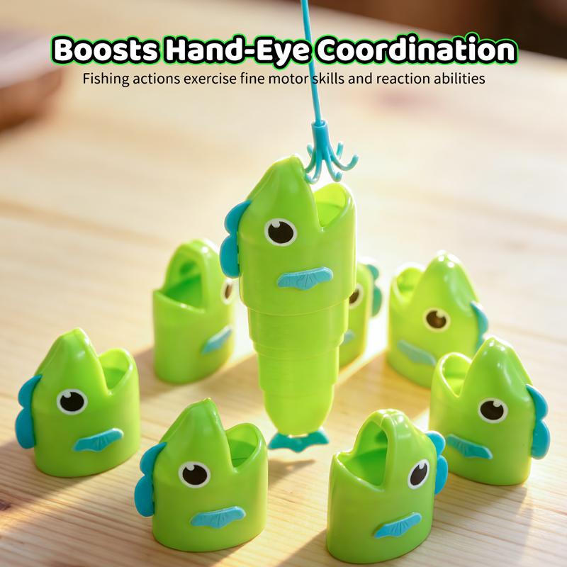 Telescoping Fish Catch Game Fishing Game Toy for Two Players Battle  Fun Family Entertainment Competitive Interactive Games Toy